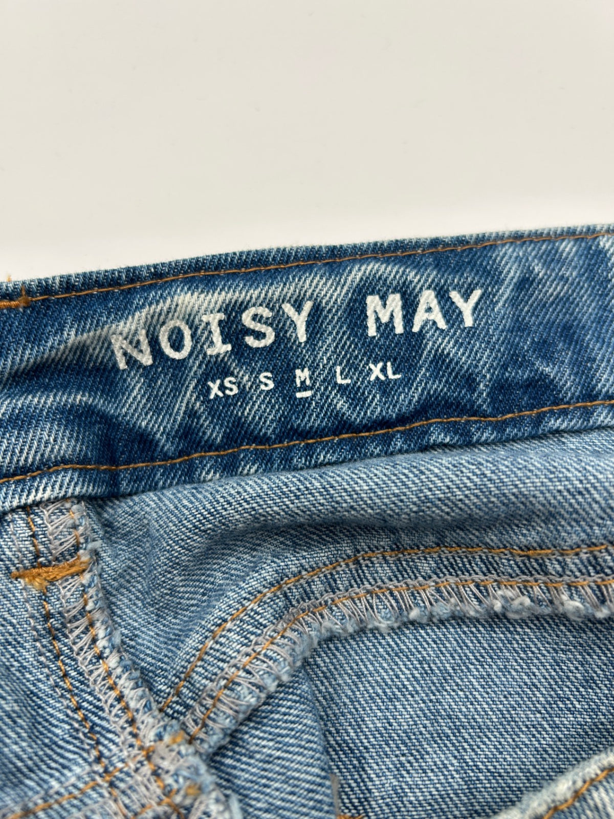 NOISY MAY Jean Skirt M Light Blue