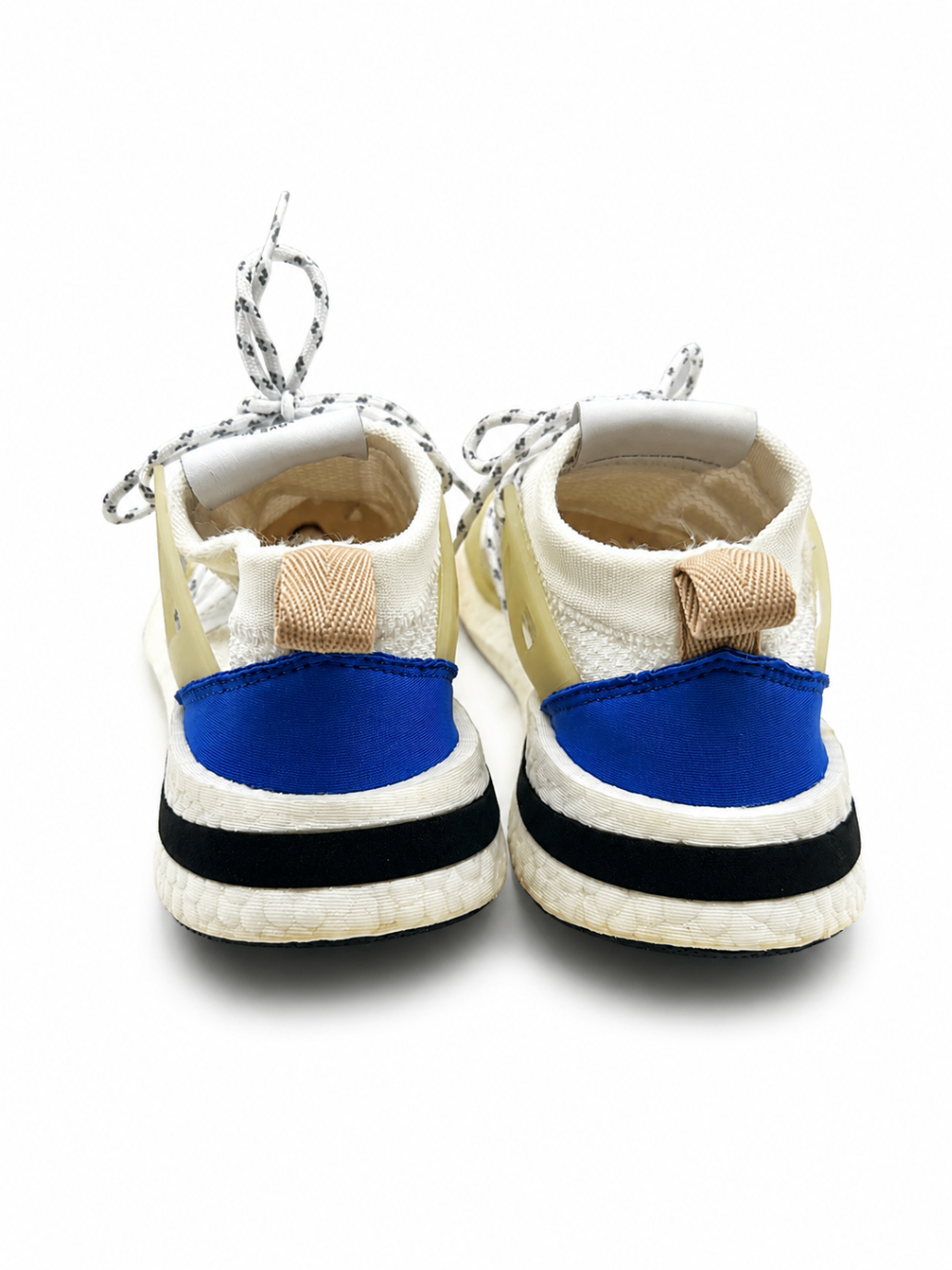 adidas Sneakers 5.5 US Cream, Blue, Black, Beige