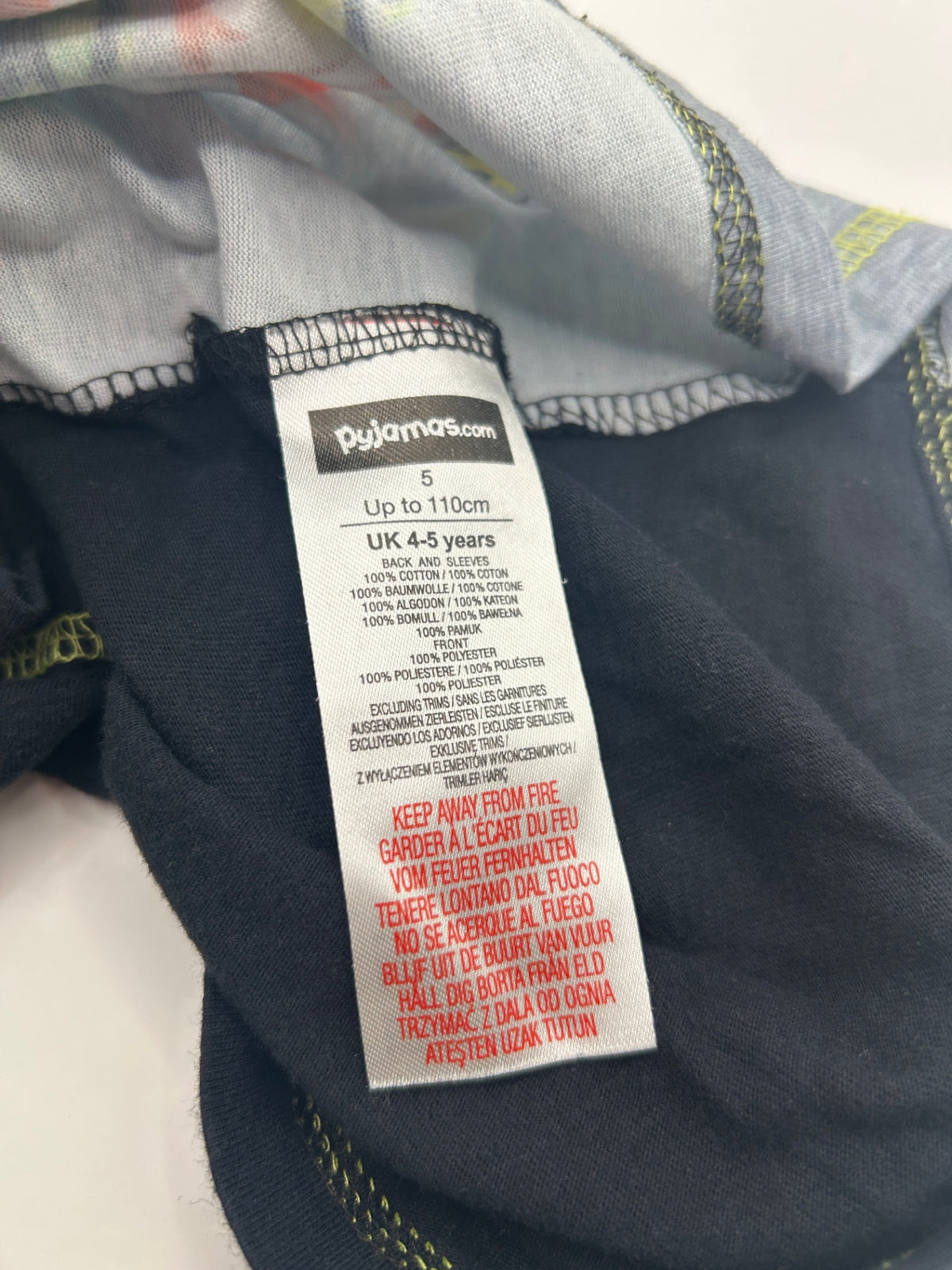 Marvel Pajamas 104/110 Gray, black, green, purple
