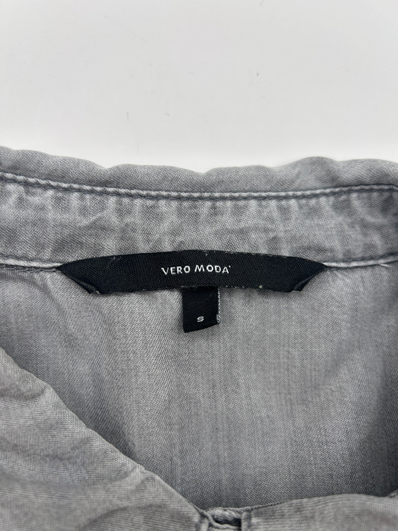 Vero Moda Dress Shirt S Gray