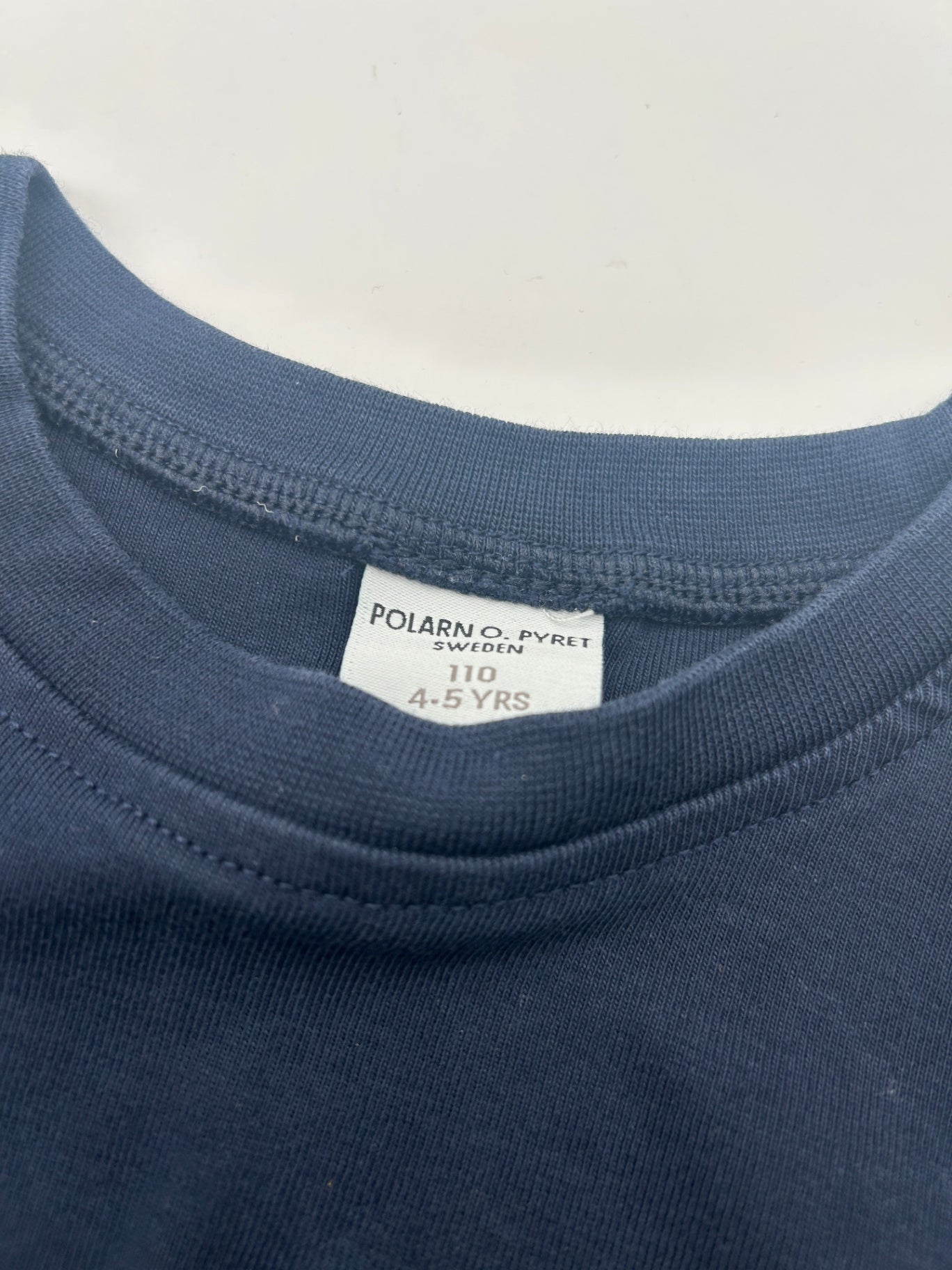 Polarn O. Pyret Long Sleeve T-Shirt 110 Navy Blue