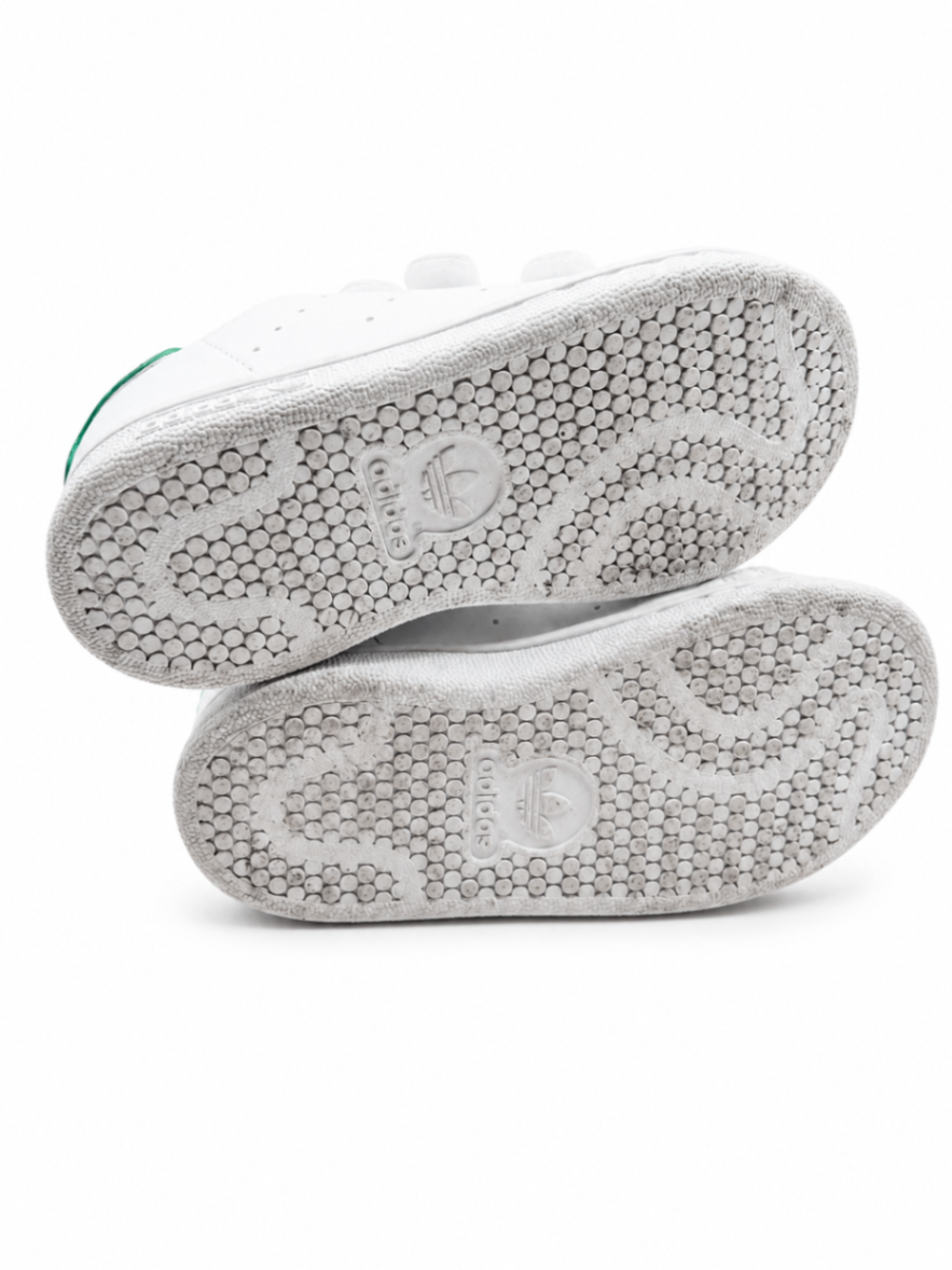 adidas, Stan Smith Sneakers 25 White and Green