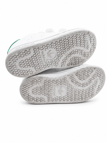 adidas, Stan Smith Sneakers 25 White and Green