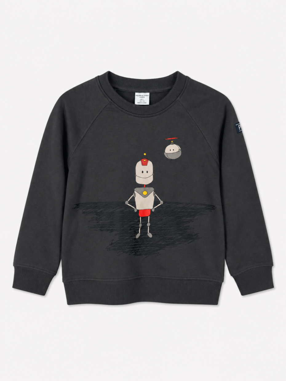 Polarn O. Pyret Sweatshirt 104/110 Gray