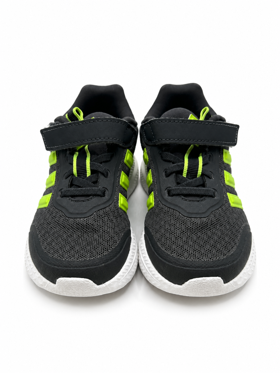 adidas Sneakers 28 Black, Neon Yellow