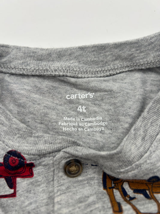 Carter's Long Sleeve 4T Gray