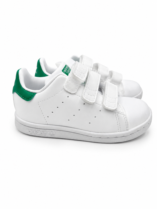 adidas, Stan Smith Sneakers 25 White and Green