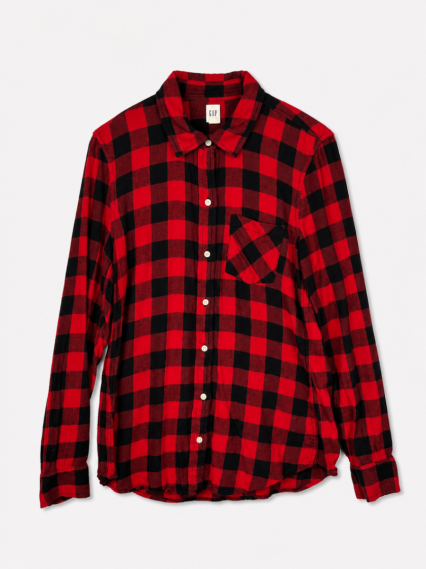 GAP Shirt XS Red, Black