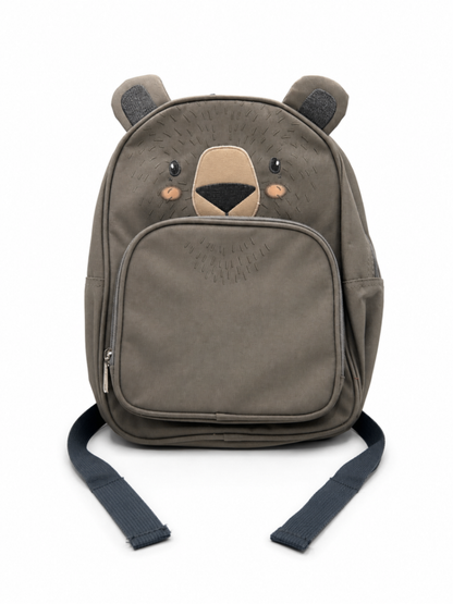 Bear Kids Backpack Gray
