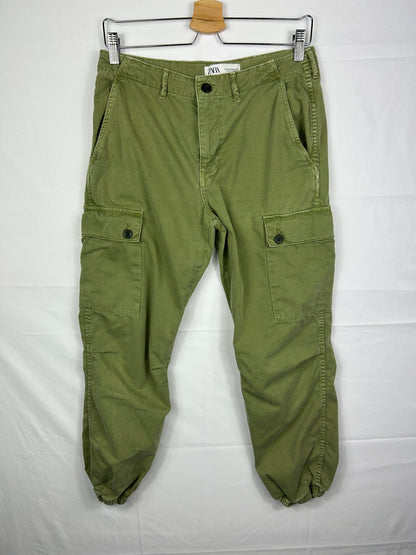 Zara Pants M Green