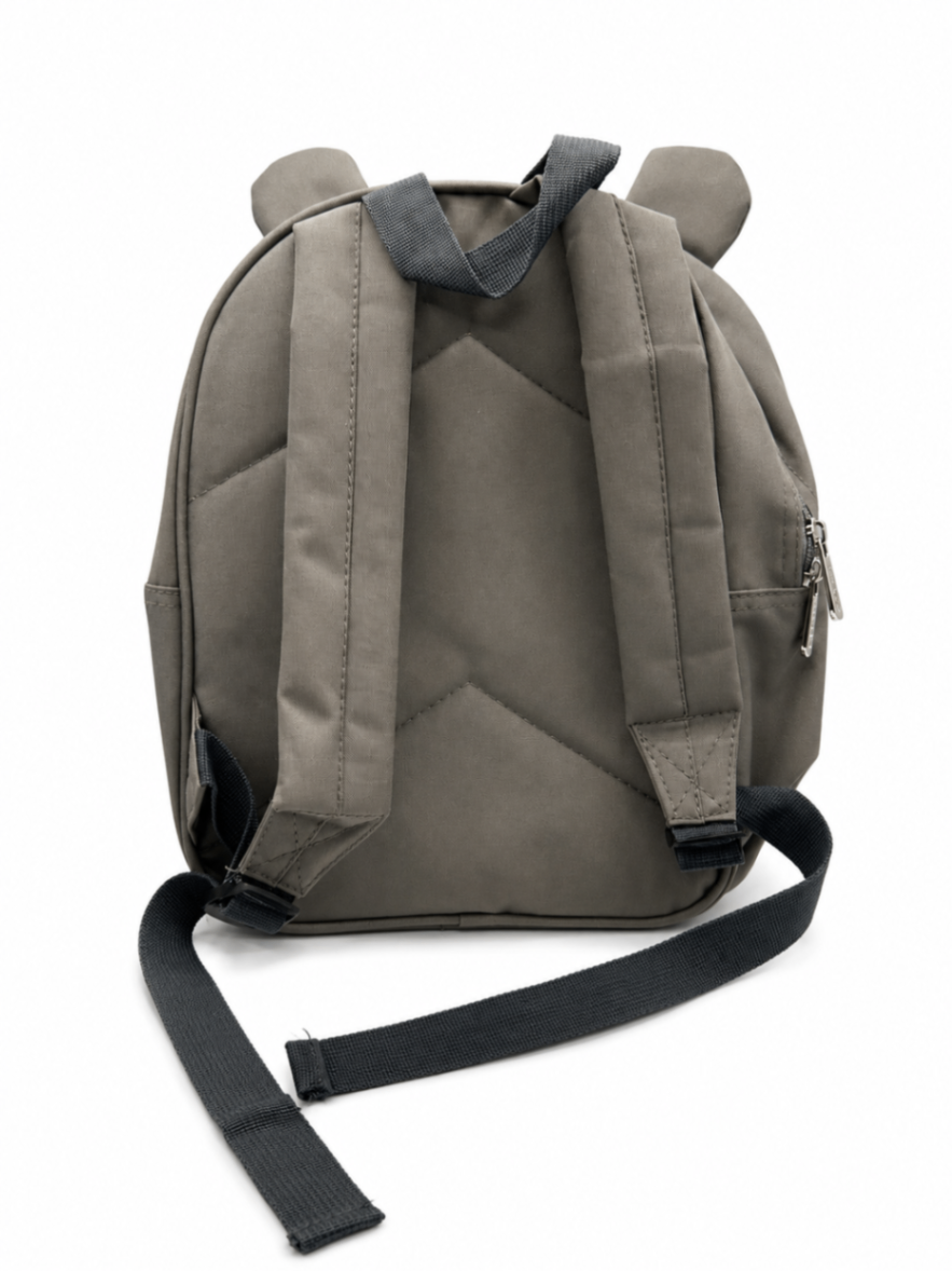 Bear Kids Backpack Gray