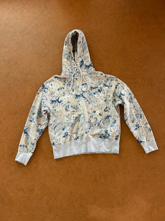 Adidas Parley Hoodie M Beige and navy blue