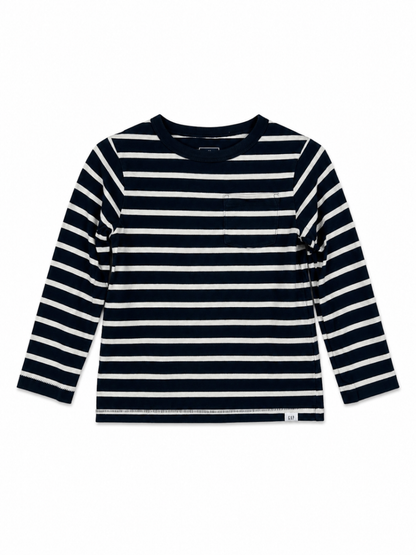 GAP Long Sleeve Shirt 4T Navy blue and white