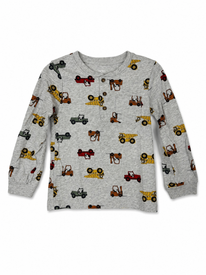 Carter's Long Sleeve 4T Gray