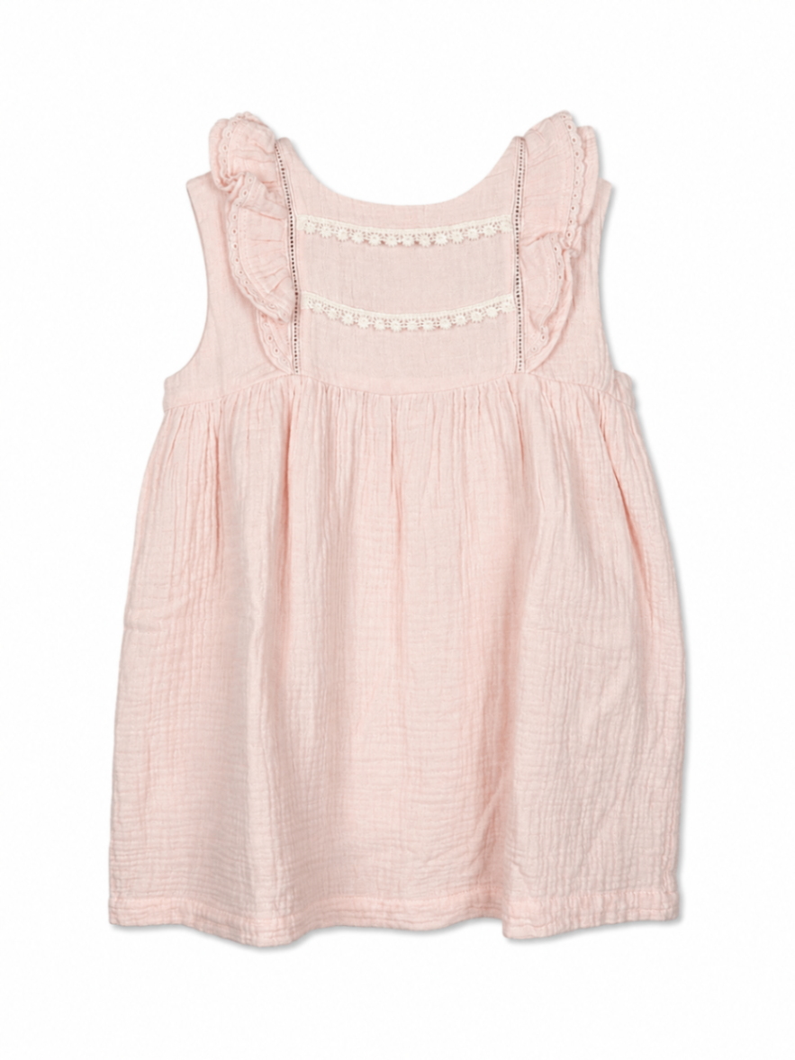 the little white company Dress 2-3 Light Pink