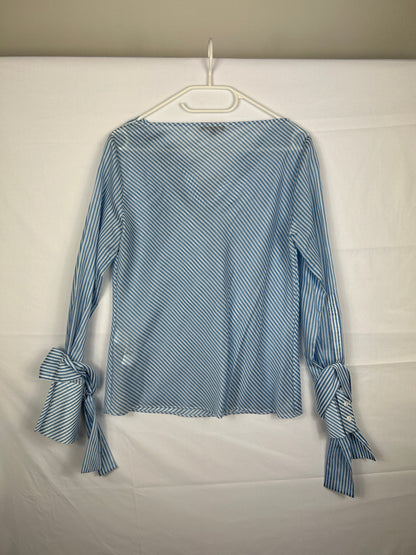 Adolfo Dominguez Shirt 40 Blue and white