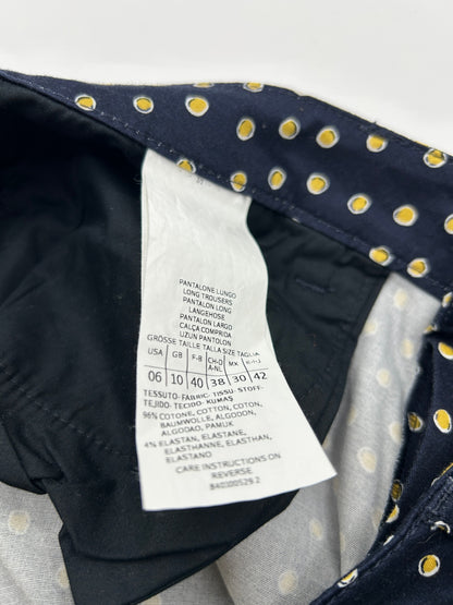 MAX & Co. Jeans M Navy blue with beige polka dots