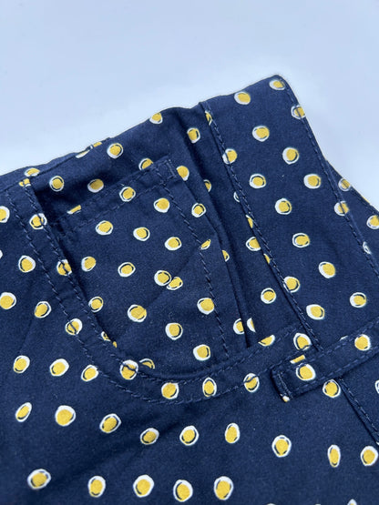 MAX & Co. Jeans M Navy blue with beige polka dots