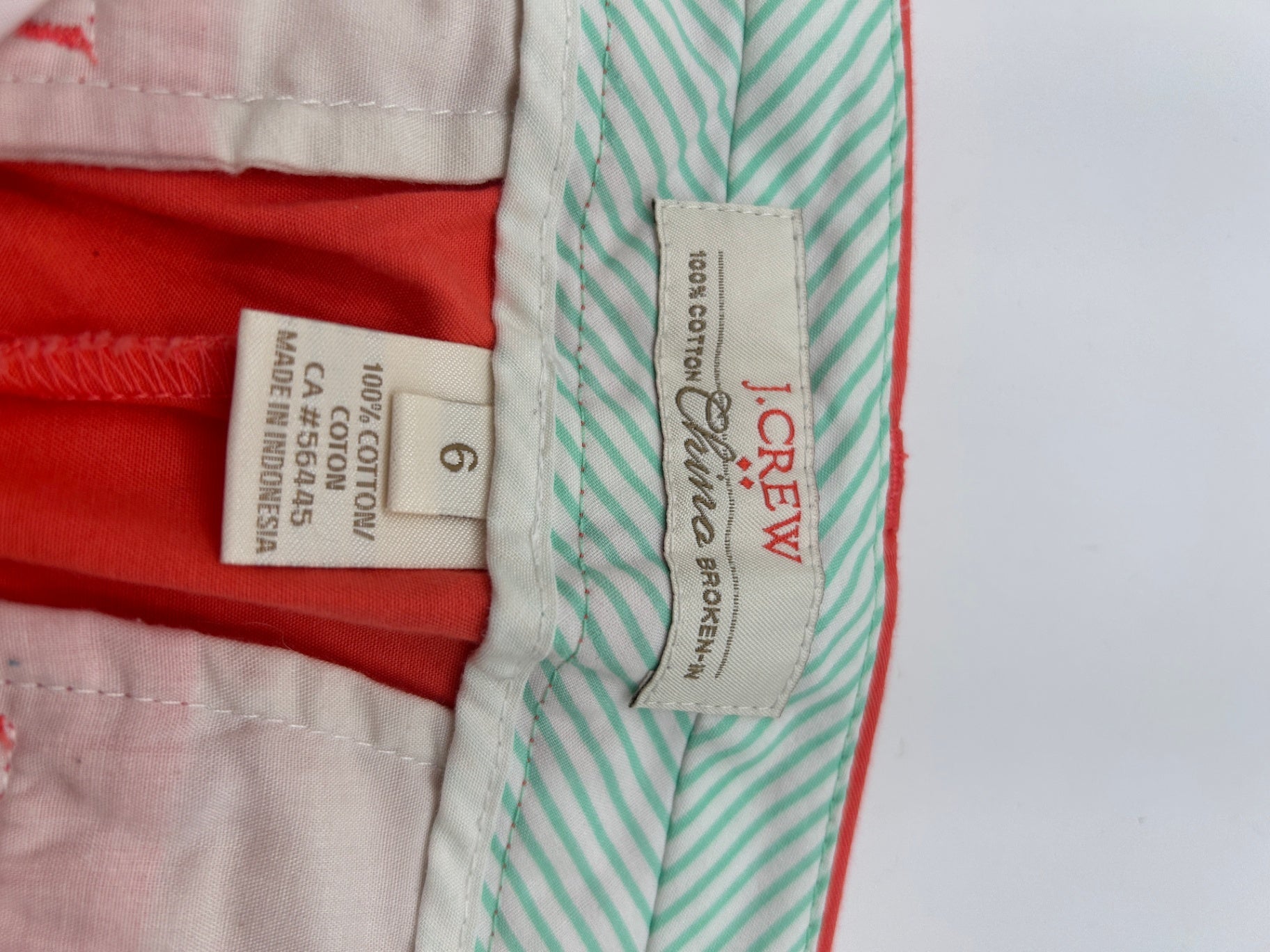 J.Crew Shorts 6 Red