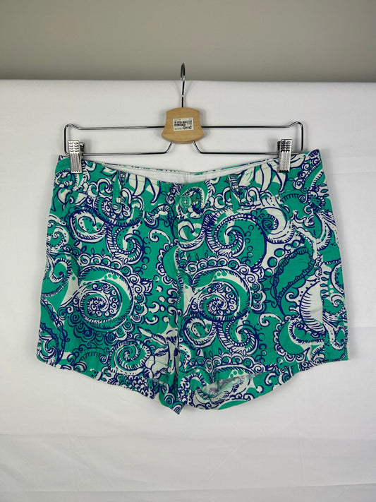 Lilly Pulitzer Shorts 6 Green and navy blue