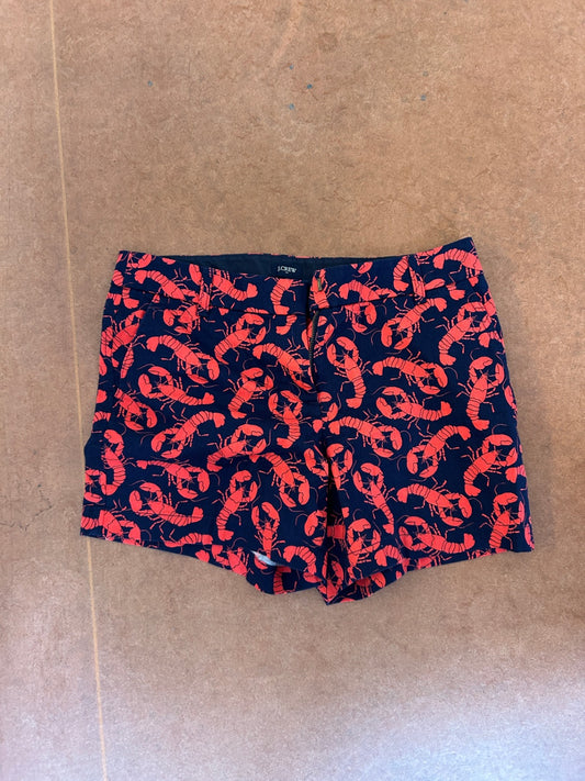 J.Crew Shorts M Navy blue and red