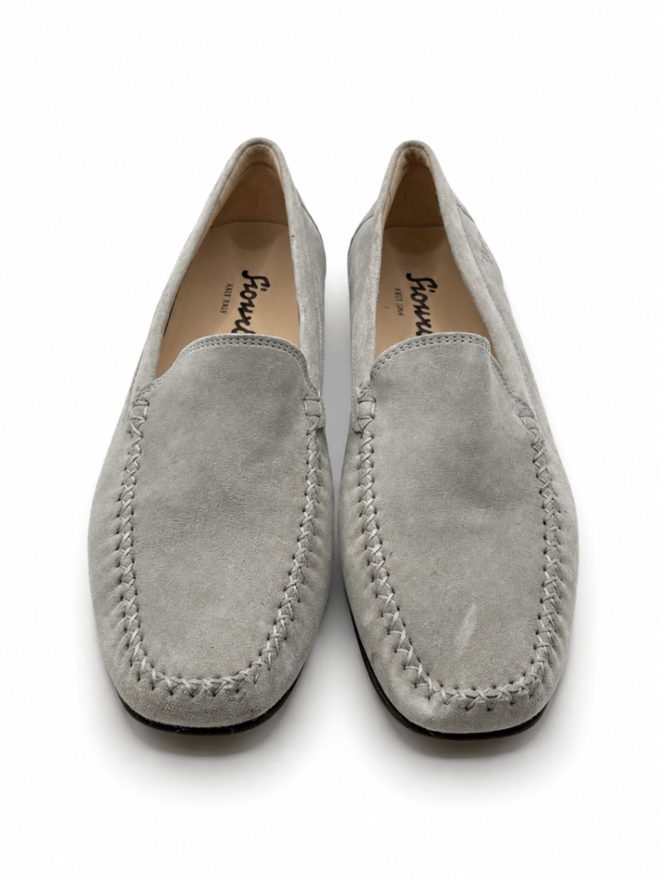 Sioux Suede Loafers 6 Beige