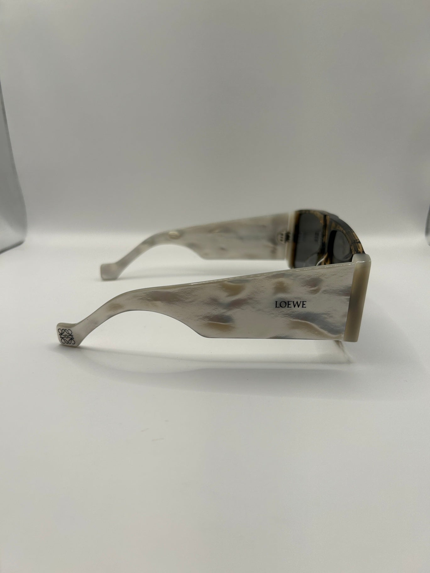 LOEWE Sunglasses One size Tortoiseshell, White, Black