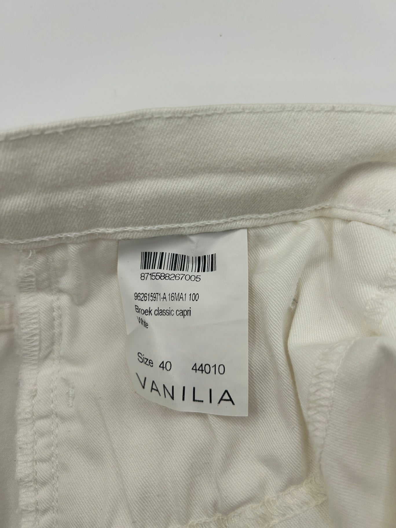 VANILIA Jeans 40 Cream/Off-white