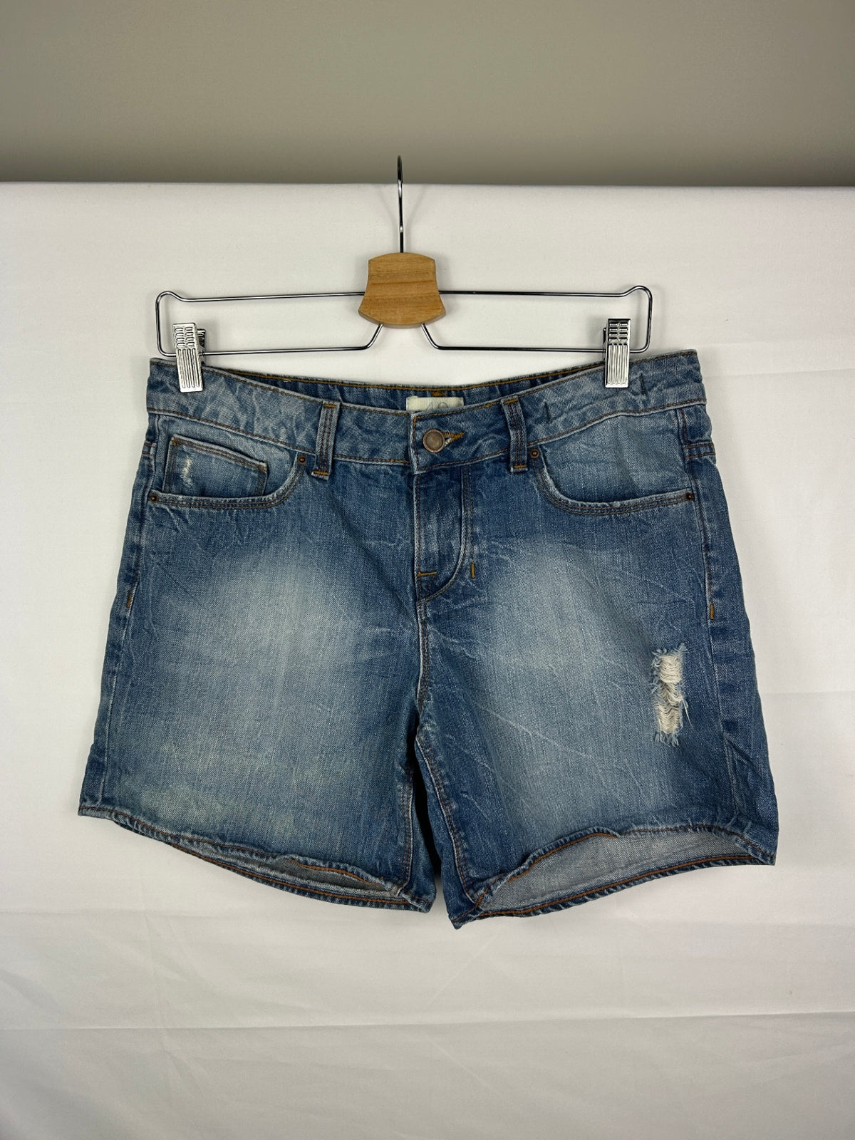 Zara Basic Shorts 40 Blue