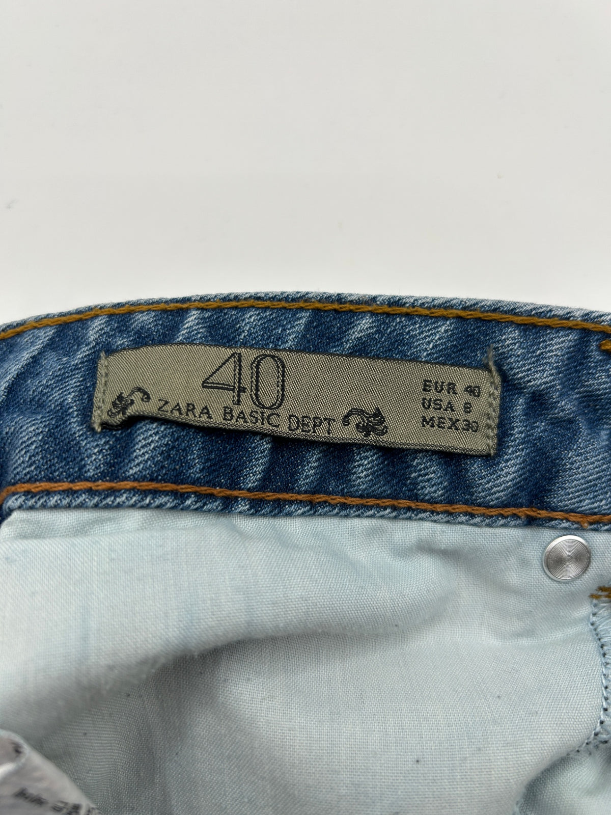 Zara Basic Shorts 40 Blue