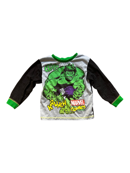 Marvel Pajamas 104/110 Gray, black, green, purple