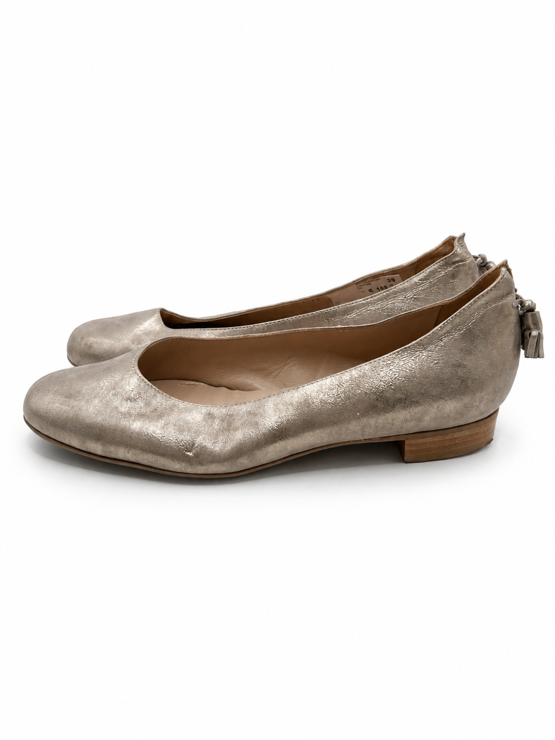 Mauro Teci Ballet Flats 39 Gold