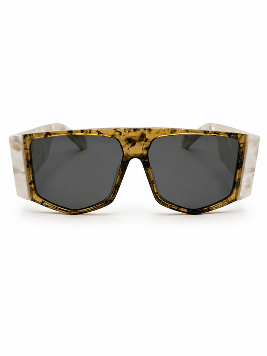 LOEWE Sunglasses One size Tortoiseshell, White, Black