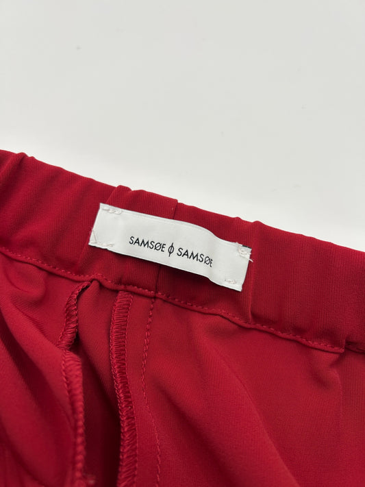 SAMSOE SAMSOE Pants S Red