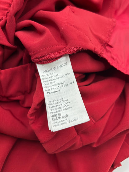 SAMSOE SAMSOE Pants S Red