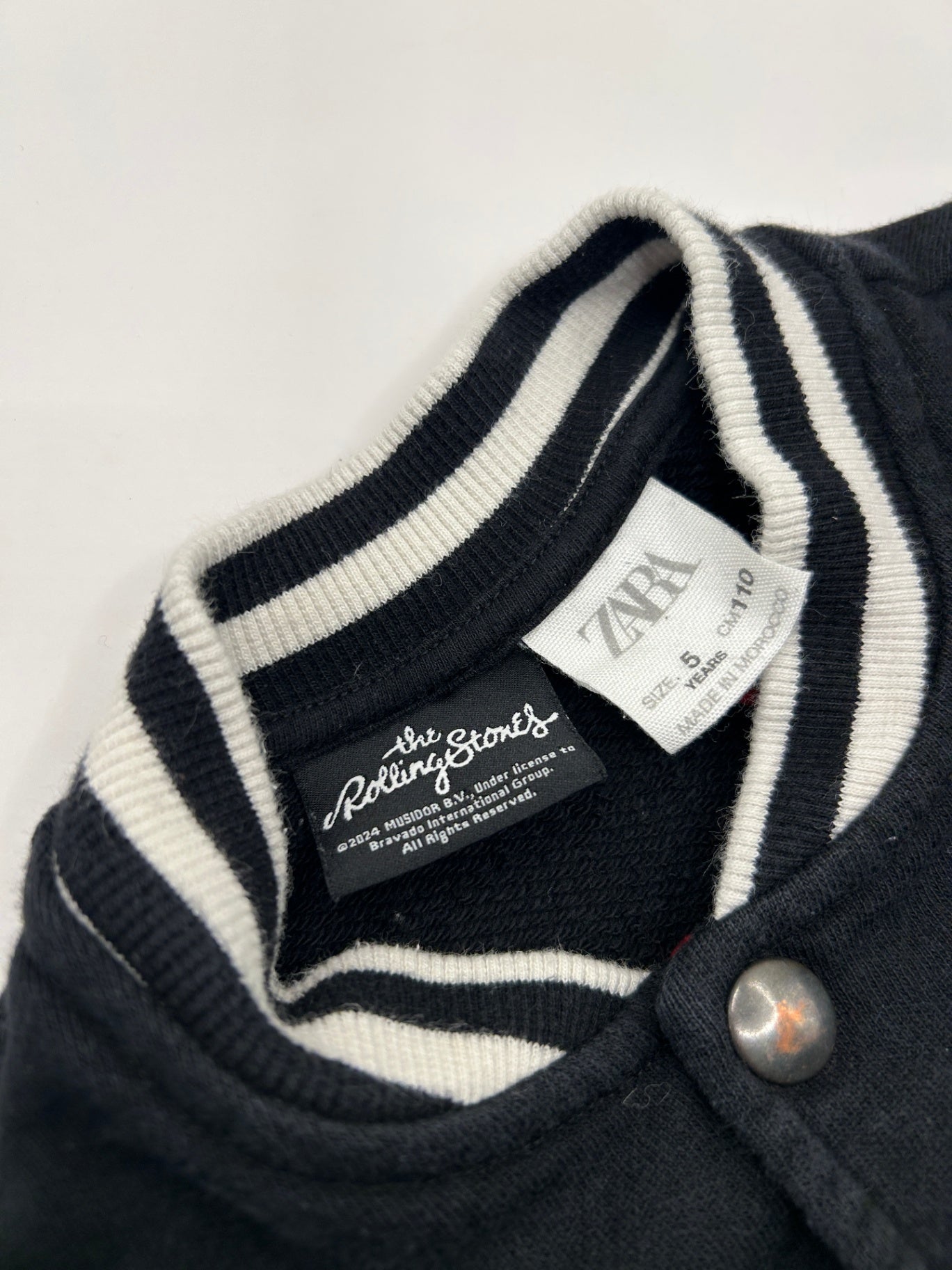 The Rolling Stones Jacket 5 Black, Off-white, Red