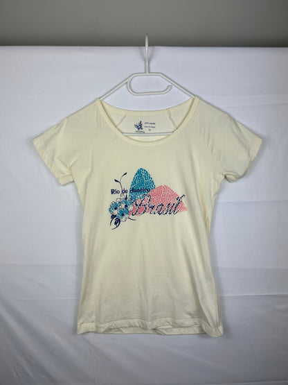 Morphe T-Shirt M Cream/Beige