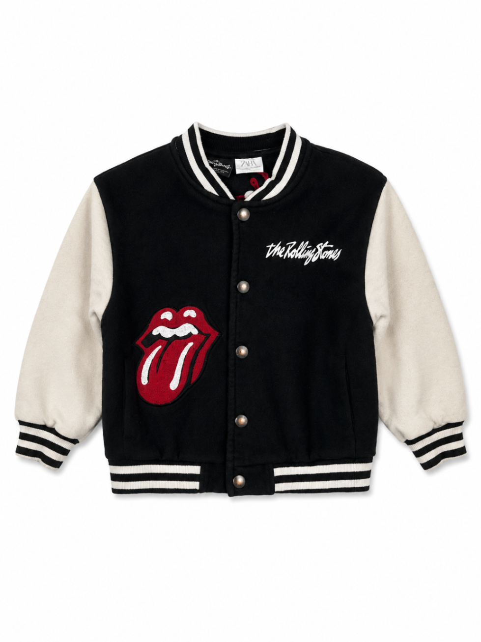 Zara Jacket 5 Black, Off-white, Red