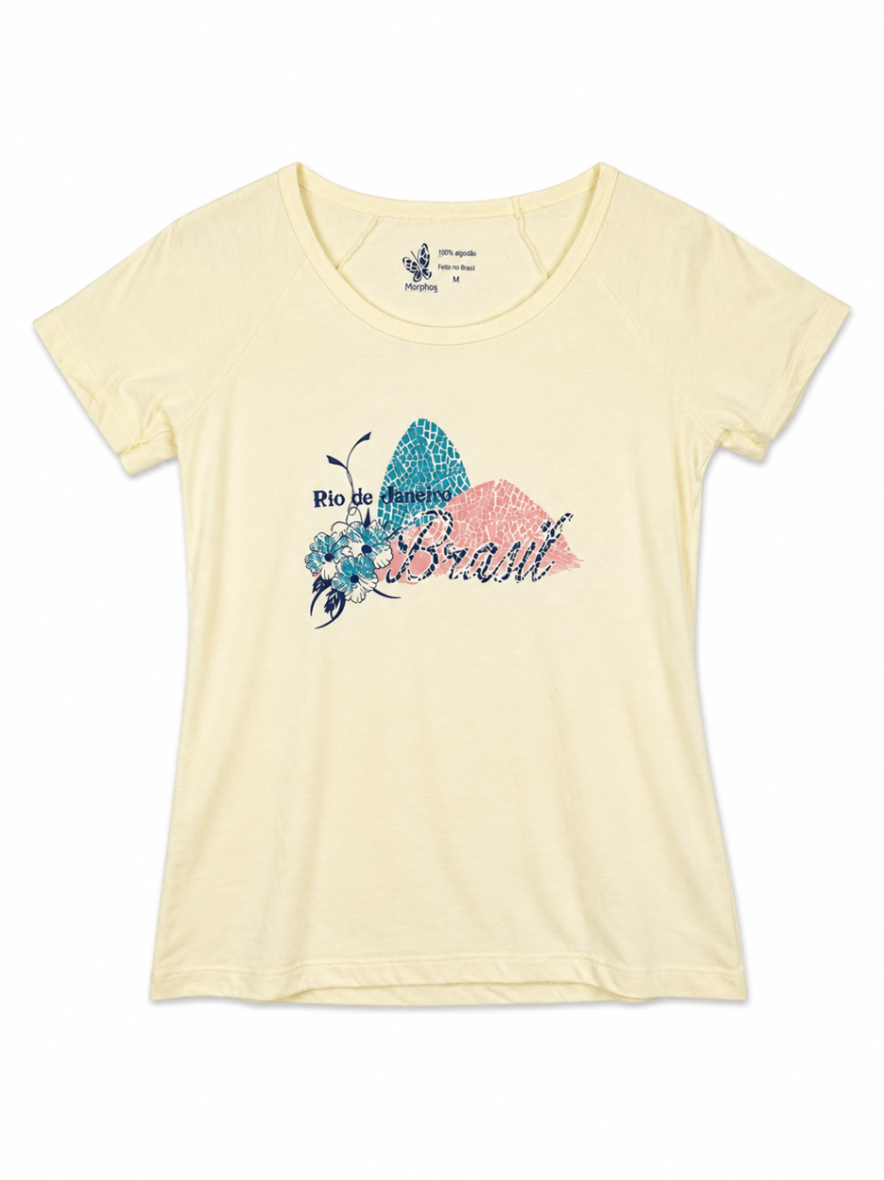 Morphe T-Shirt M Cream/Beige
