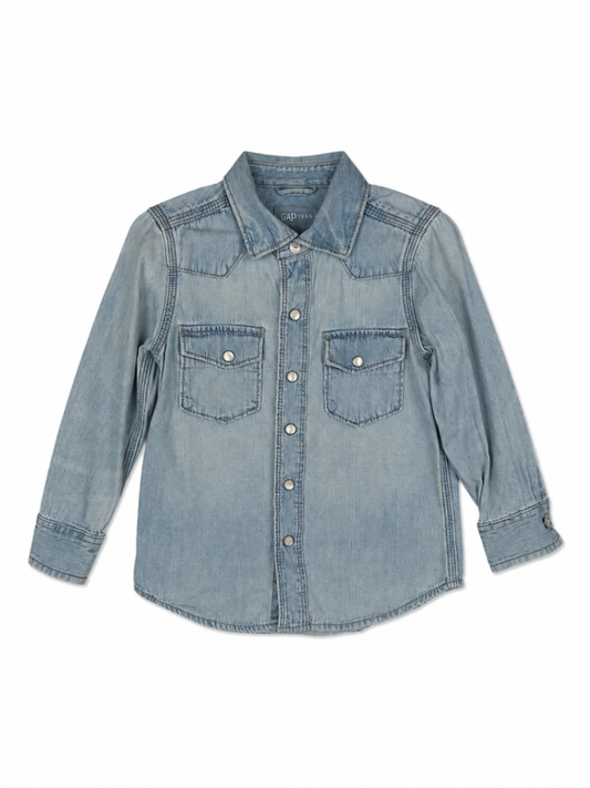 babyGAP Shirt Light Blue 4T