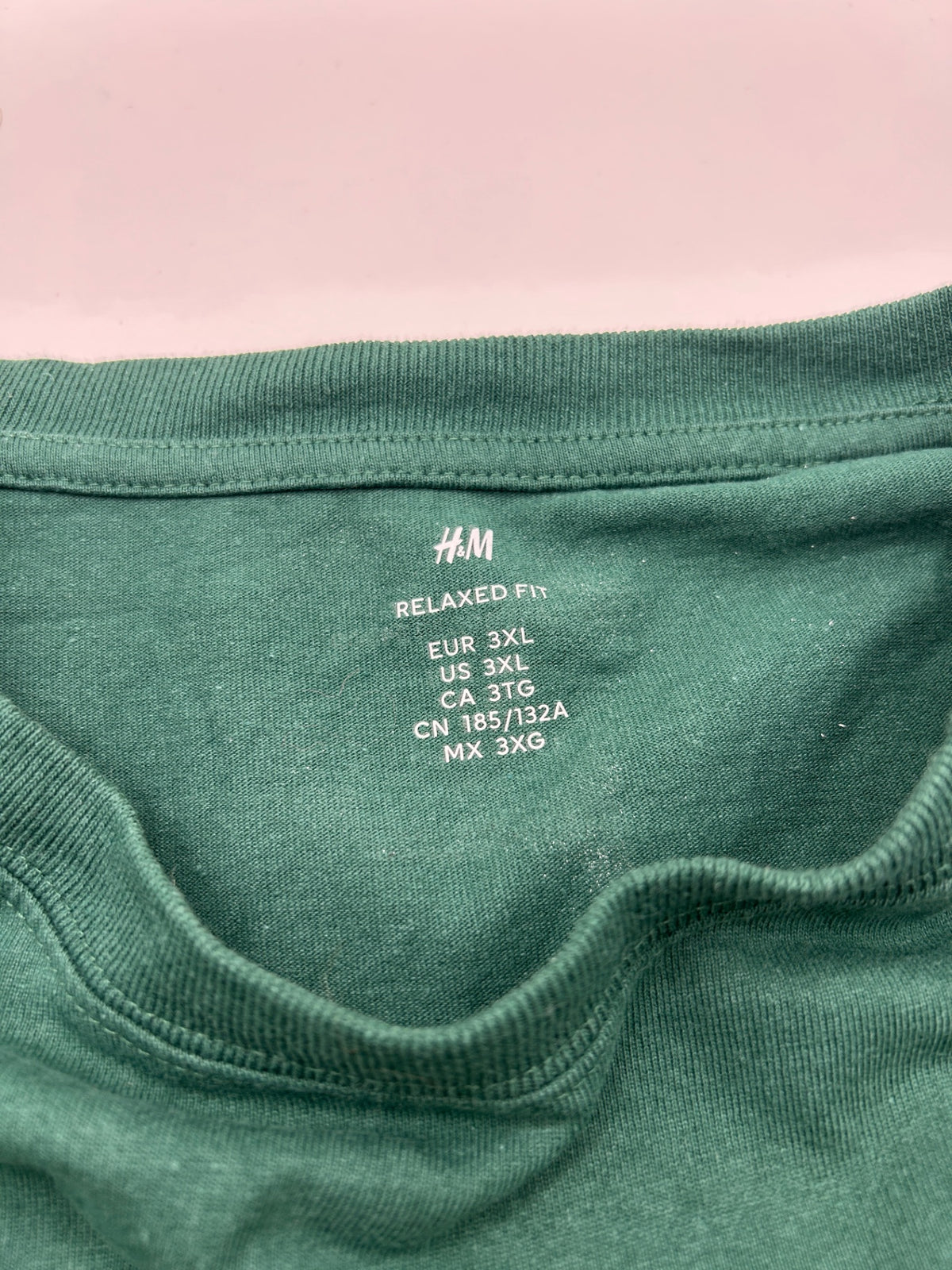 H&M T-Shirt 3XL Green