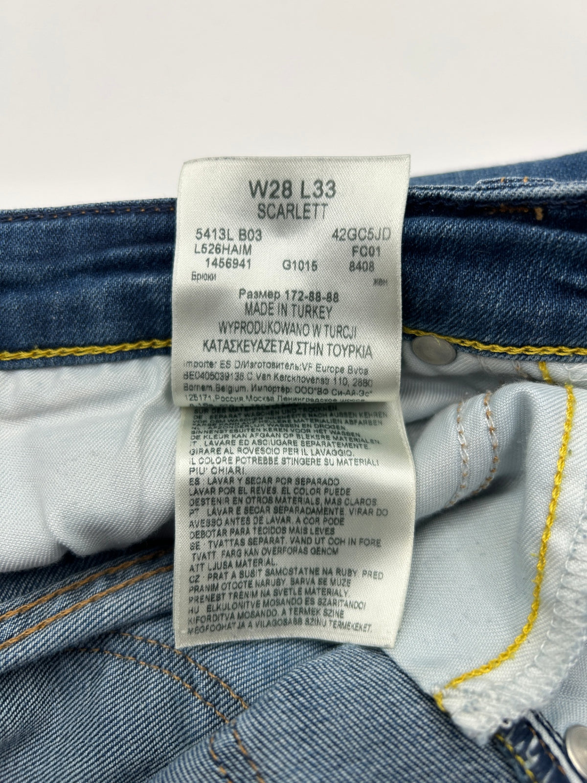 Lee Jeans W28 L33 Blue