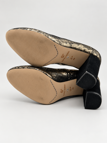 Corso Como Heels 8M Black and gold