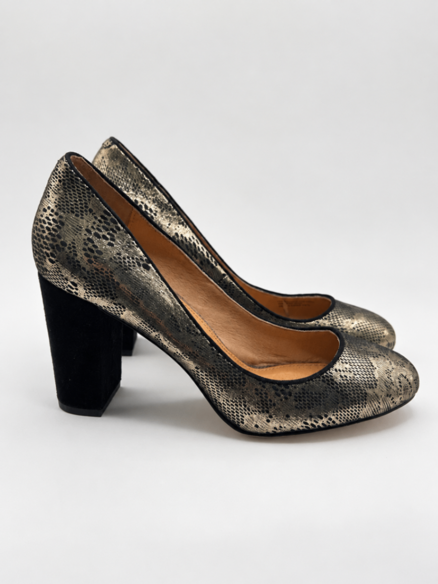 Corso Como Heels 8M Black and gold