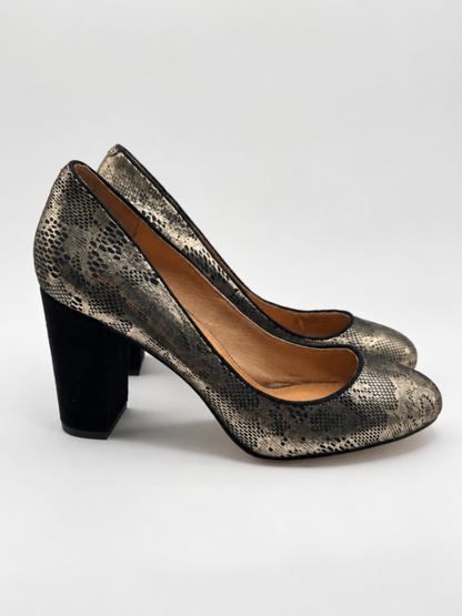 Corso Como Heels 8M Black and gold