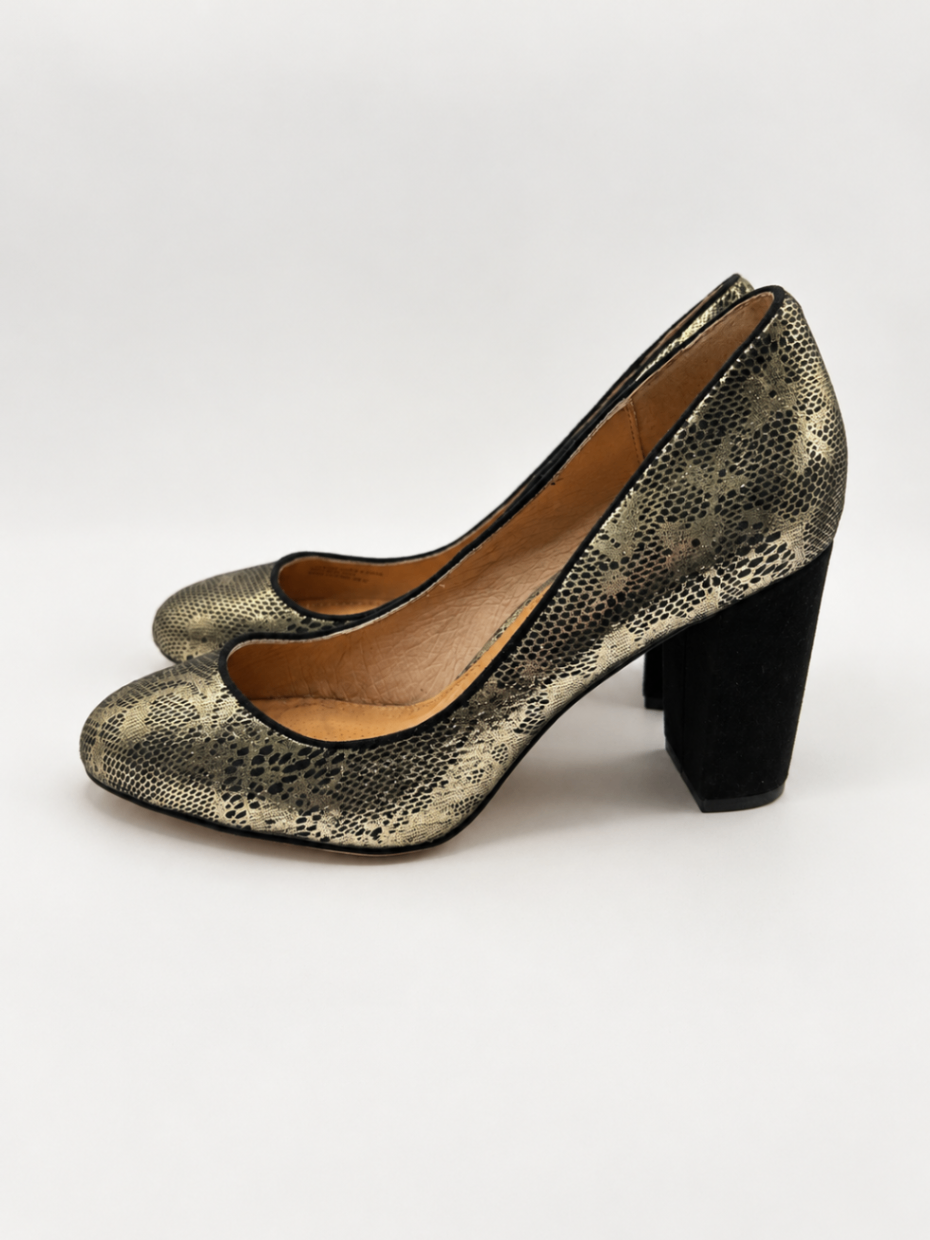Corso Como Heels 8M Black and gold