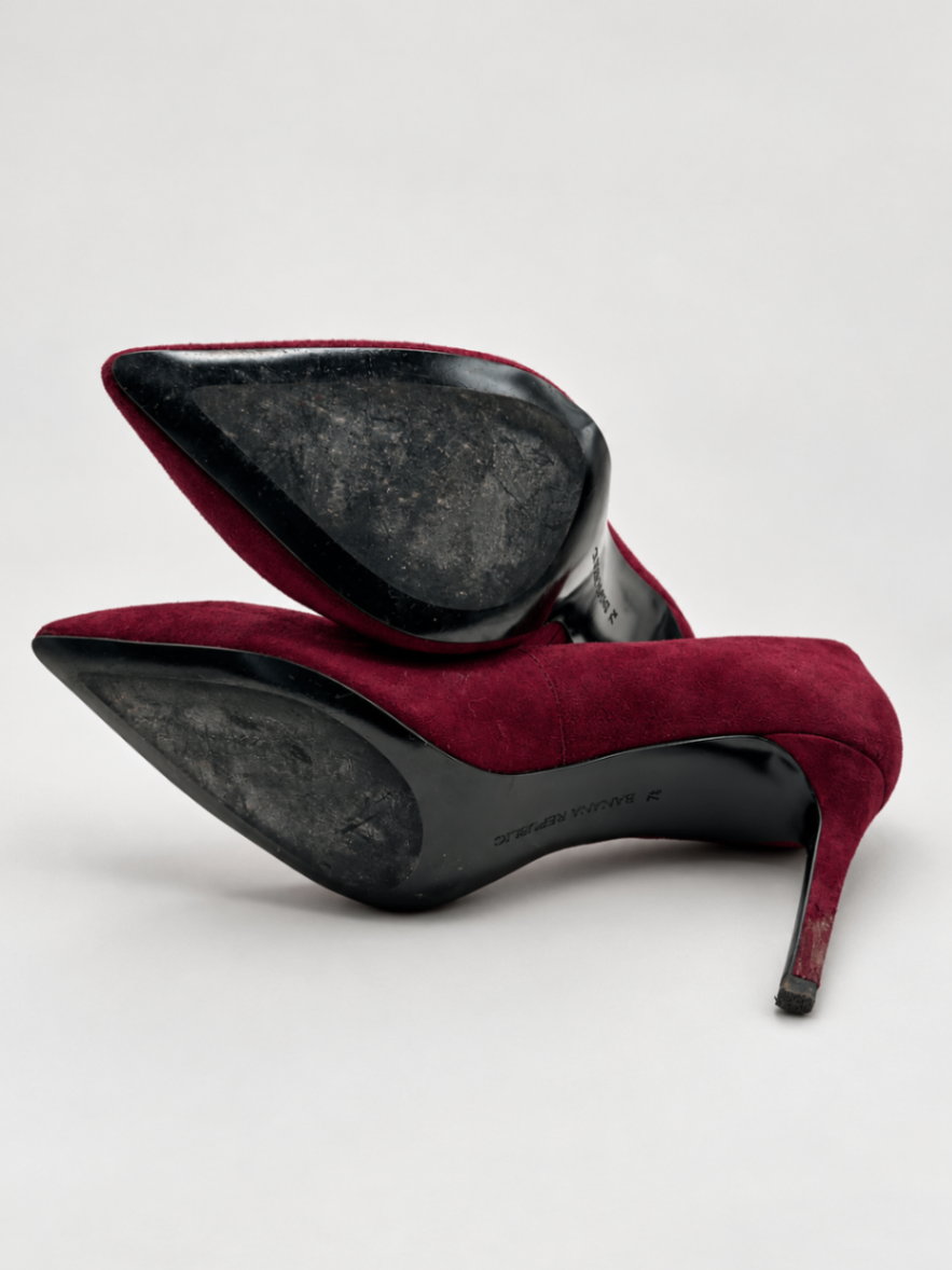 Banana Republic High-heeled pumps Burgundy