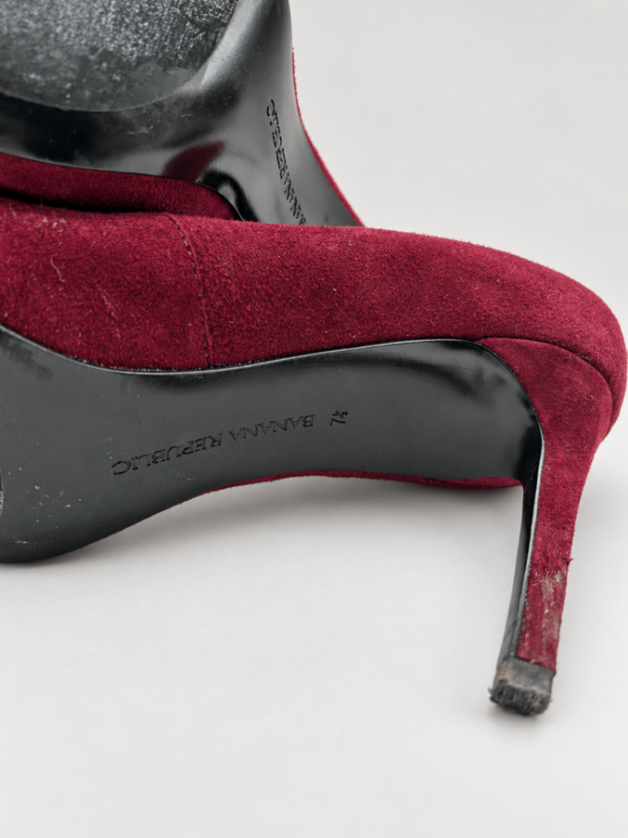 Banana Republic High-heeled pumps Burgundy