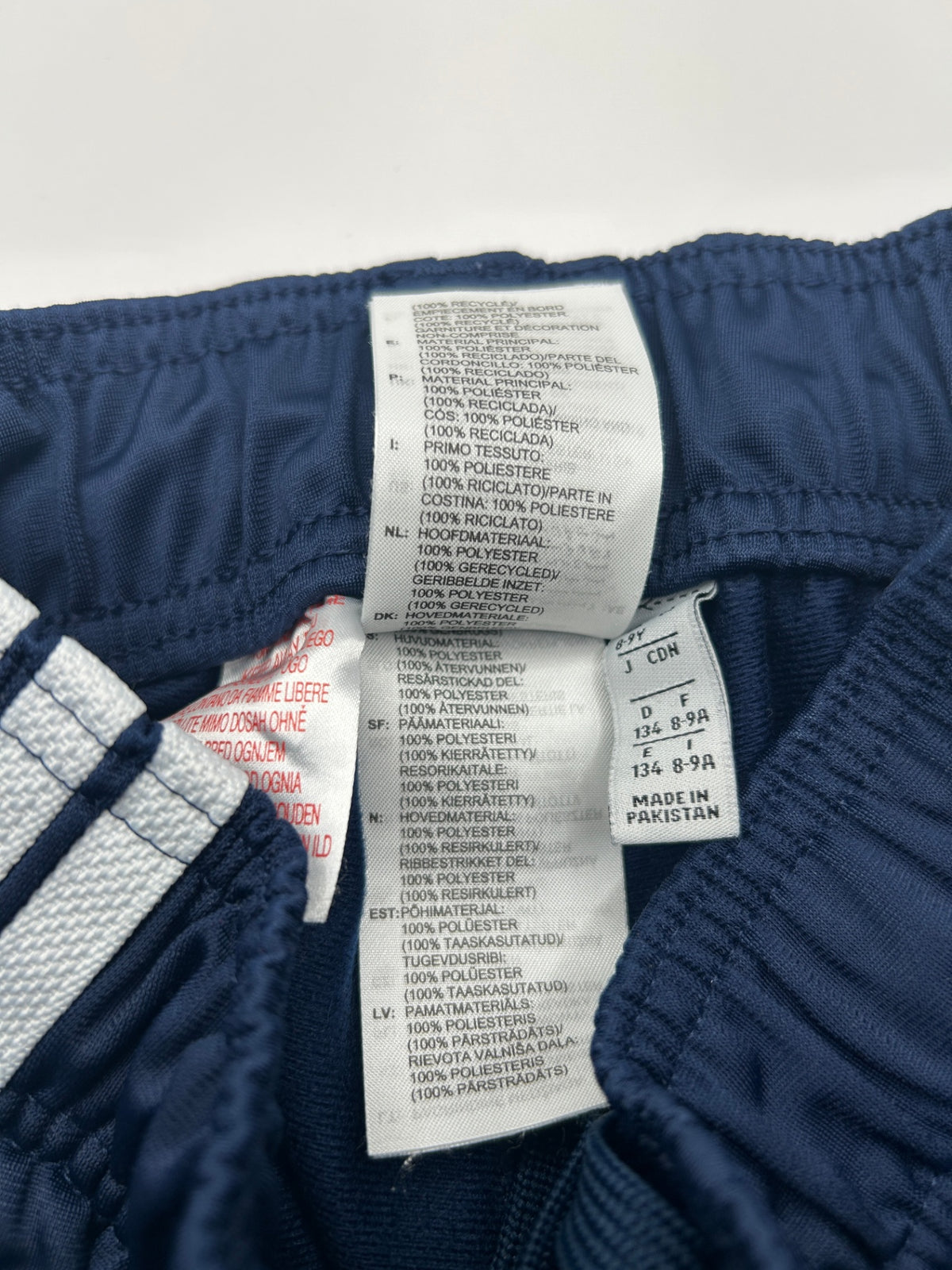 Adidas Pants Navy blue with white stripes