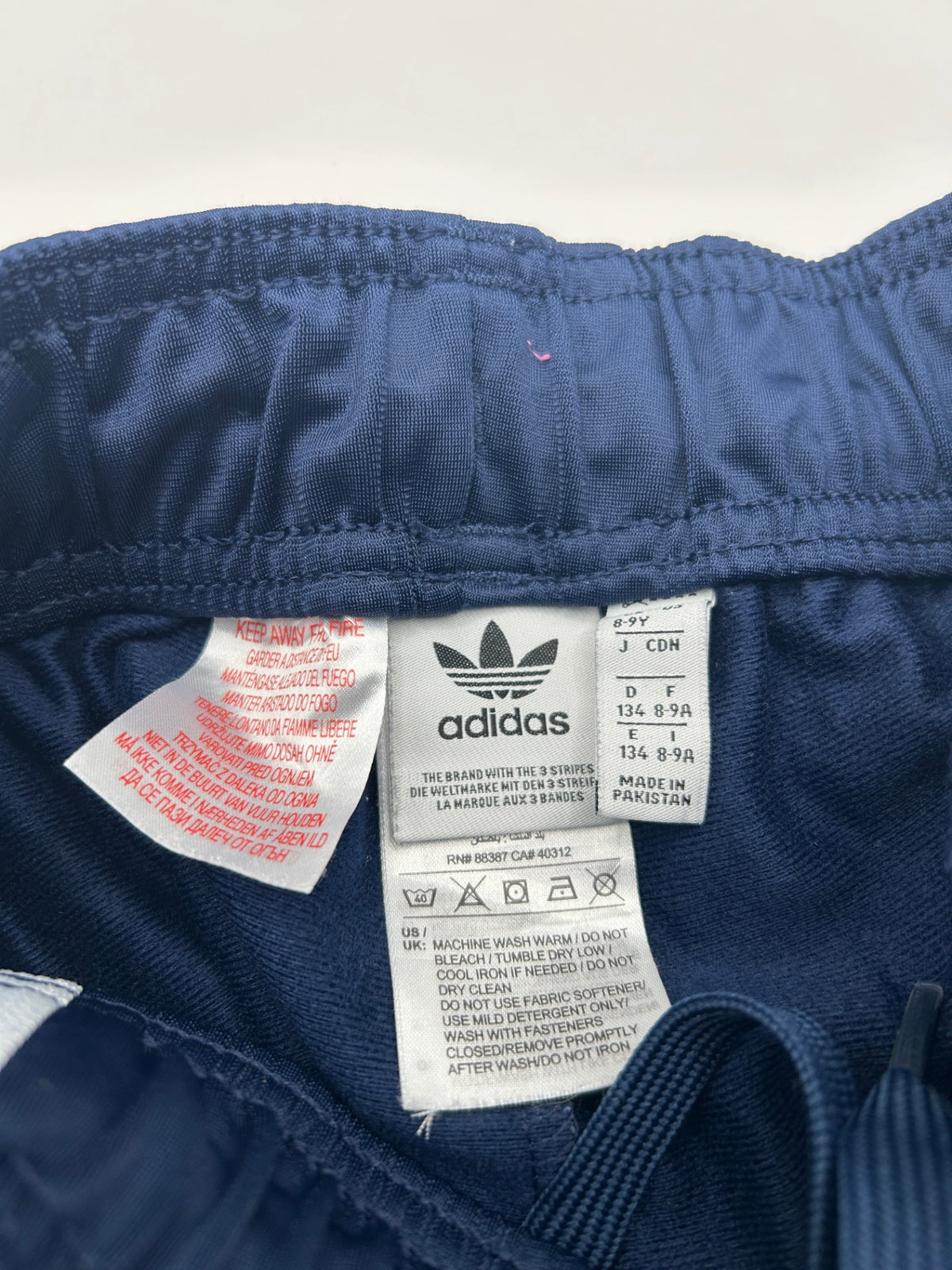 Adidas Pants Navy blue with white stripes